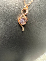Gold Chain with Musical Diamond Pendant