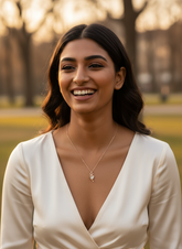 Gold Chain with Musical Diamond Pendant