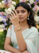 Gold Plated Anti Tarnish Kada- Blossom Bulbs