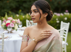 Gold Plated Anti Tarnish Kada- Queen's Crown
