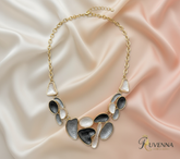 Necklace Fusion Multicolour Metallic