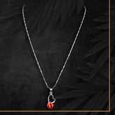 Aveline Pendant Chain- Ruby Romance