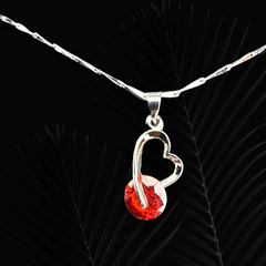 Aveline Pendant Chain- Ruby Romance