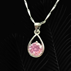 Aveline Pendant Chain- Pink Prevail