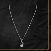 Aveline Pendant Chain- Purple Heart
