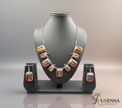 Fusion Jewellery Sets -Red Radiance Prism