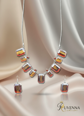 Fusion Jewellery Sets -Red Radiance Prism