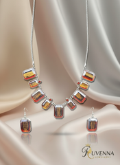 Fusion Jewellery Sets -Red Radiance Prism