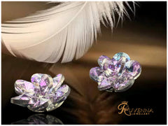 FleurNova Earrings- Amethyst Bloom