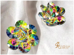 FleurNova Earrings-Festive Spectrum