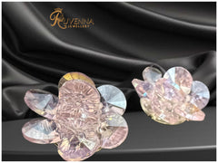 FleurNova Earrings- Rosé Gleam