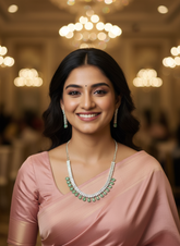 GraceLite Aura Neckless with Ocean Green Stone Drops