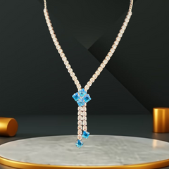 GraceLite Aura Blazing Blue in Rose Gold