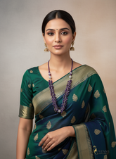 Mystique Motion 2-in-1 Necklace & Bracelet Set- Voilet