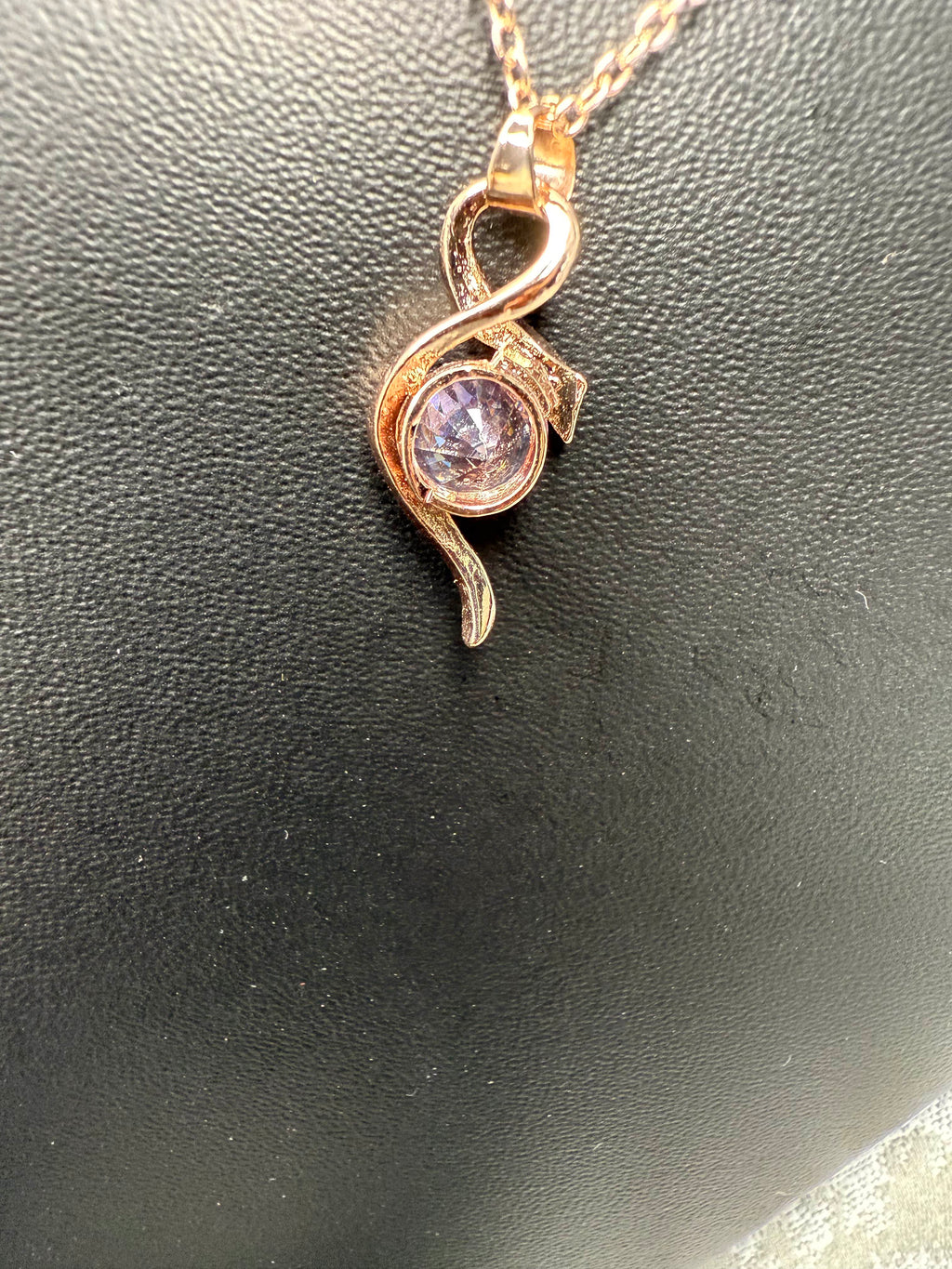 Gold Chain with Musical Diamond Pendant