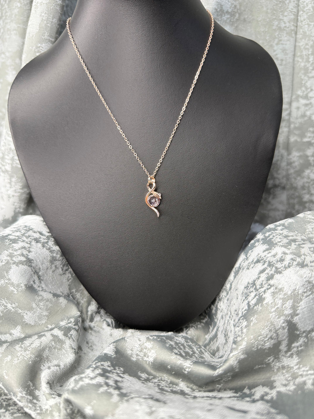 Gold Chain with Musical Diamond Pendant