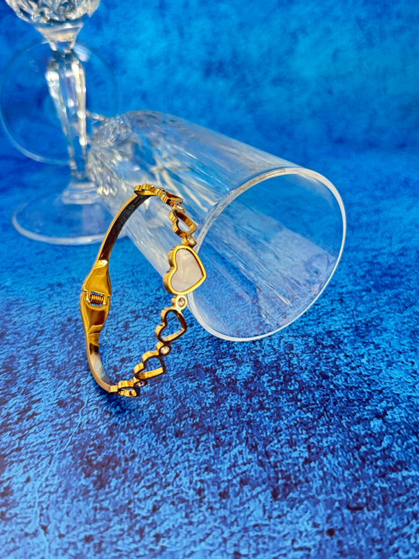 Gold Plated Anti Tarnish Kada- Queen's Crown