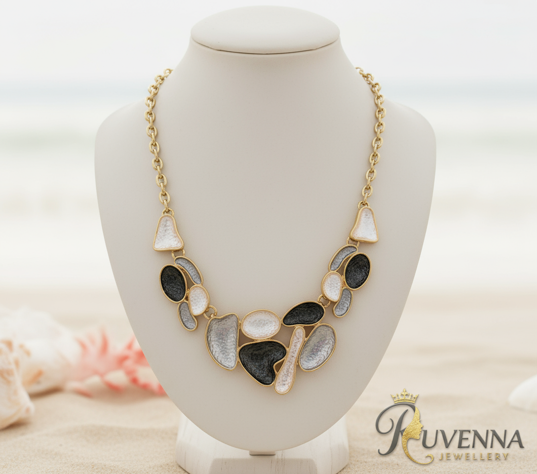 Necklace Fusion Multicolour Metallic