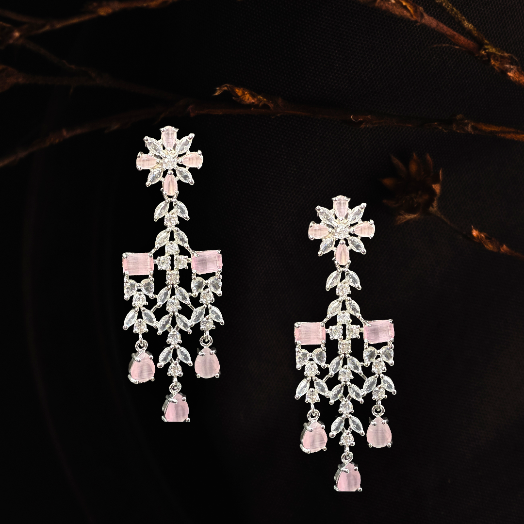 Grandeur Luxe Premier Jewellery Set-  Prevailing Pink