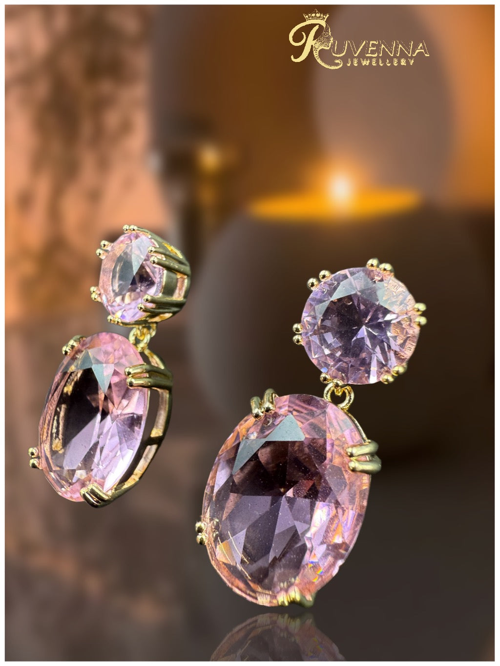 Eterna Loop Earrings- Pleasing Pink