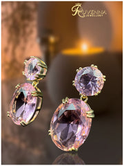 Eterna Loop Earrings- Pleasing Pink