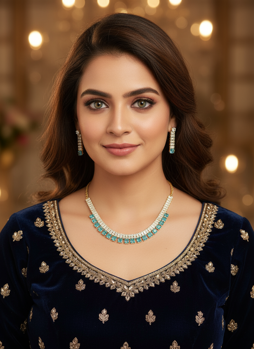 GraceLite Aura Neckless Beaming Blue