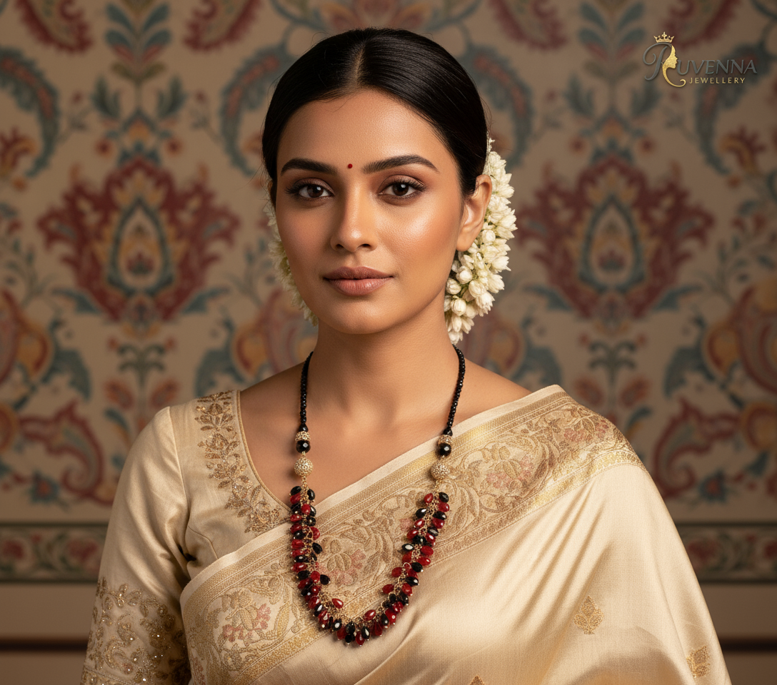 Mystique Motion 2-in-1 Necklace & Bracelet Set- Queen's Bicoloured