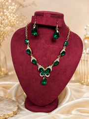 Aurora Crystal Drop Necklace Set